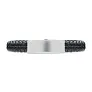 FAULET Braided faux leather bracelet
