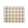 QUET Chequered mohair blanket