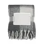 QUET Chequered mohair blanket