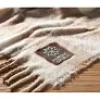 QUET Chequered mohair blanket