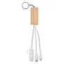 CLAUERC Bamboo key ring and stand