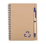 SERENO Notebook with pen - Bella+Canvas
