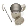 Cube RCS certified recycled steel mug 800ml - XD Collection