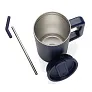Cube RCS certified recycled steel mug 800ml - XD Collection