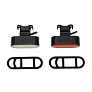 Lumino set USB rasvjetnih svjetala za bicikle od RCS reciklirane plastike - XD Collection