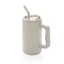 Cube RCS certified recycled steel mug 800ml - XD Collection