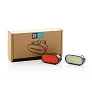 Lumino set USB rasvjetnih svjetala za bicikle od RCS reciklirane plastike - XD Collection