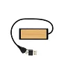 Link USB hub s dva ulaza od RCS reciklirane plastike i bambusa - XD Collection