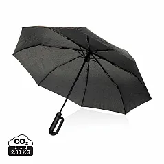 21" AWARE™ RPET solid colour umbrella with carabiner - XD Collection
