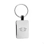  RCS recycled zinc alloy rectangle keyring - XD Collection