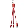 Metal kabel za punjenje 4u1 od recikliranog aluminija s privjeskom