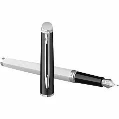 colour blocking fountain pen with palladium trim (blue ink) - Waterman