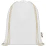 Oregon 140 g/m² GRS recycled cotton drawstring bag