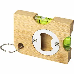 bamboo bottle opener with level