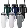 Melbourne 1200 ml RCS certified insulated tumbler with straw