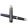 Hemisphere colour blocking fountain pen with palladium trim (blue ink) - Waterman