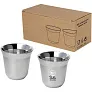 Duo set espresso šalica od RCS nehrđajućeg čelika, 80 ml