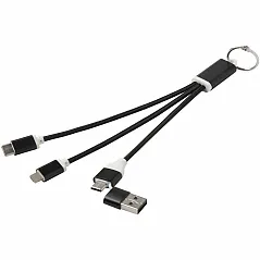 kabel za punjenje 4u1 od recikliranog aluminija s privjeskom