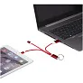 Metal kabel za punjenje 4u1 od recikliranog aluminija s privjeskom