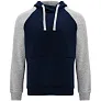 Badet unisex two-tone hoodie - Roly