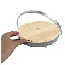 Prixton 4u1 10W Bluetooth® zvučnik s LED svjetlom i bazom za bežično punjenje - Prixton