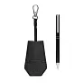 SP Tula RCS certified recycled PU key holder and pen set - Swiss Peak