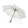 Kaycey 21" AWARE™ RPET mini kišobran od bagremovog drva s automatskim otvaranjem - XD Collection