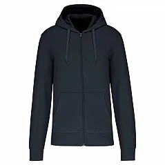 MEN'S ECO-FRIENDLY HOODED SWEATSHIRT WITH ZIP FASTENING - Kariban