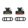 Lumino set USB rasvjetnih svjetala za bicikle od RCS reciklirane plastike - XD Collection
