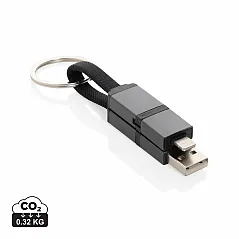 kabel za brzo punjenje 4u1 od recikliranog aluminija 60W - XD Xclusive