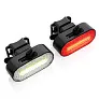 Lumino set USB rasvjetnih svjetala za bicikle od RCS reciklirane plastike - XD Collection