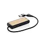 Link USB hub s dva ulaza od RCS reciklirane plastike i bambusa - XD Collection