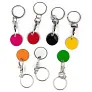  Keyring with shopping cart coin
