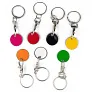  Keyring with shopping cart coin