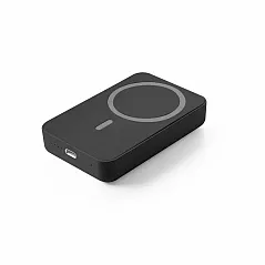 10.000 mAh magnetic power bank with 15W superfast wireless charger in 100% rABS