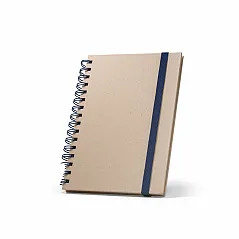 A5 notebook with rings and Sugarcane paper with plain pages
