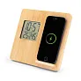  Bamboo wireless charger 10W, weather station