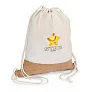Rontay Cotton drawstring bag with cork element