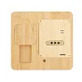  Bamboo wireless charger 10W, weather station