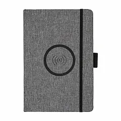 notebook with wireless charger