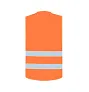 "KARLSRUHE" BASIC SAFETY VEST FOR PRINT - 2 VELCRO - Korntex