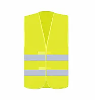 BASIC SAFETY VEST FOR PRINT - 2 VELCRO - Korntex