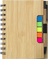 Spiralno uvezani notes s kemijskom olovkom