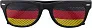 LEXI Plexiglass sunglasses with country flag