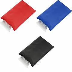 ABS ice scraper and polyester glove 