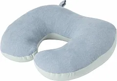Suede travel pillow