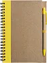 Stella Wire bound notebook with ballpen. 