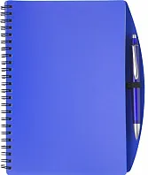 PP notebook with ballpen