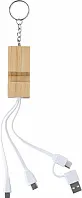 Bamboo keychain