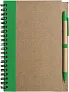 Stella Wire bound notebook with ballpen. 